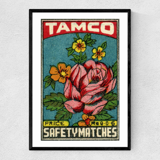 Tamco Rose Narrow Black Frame