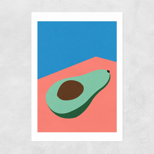 Avocado On The Table Unframed Print