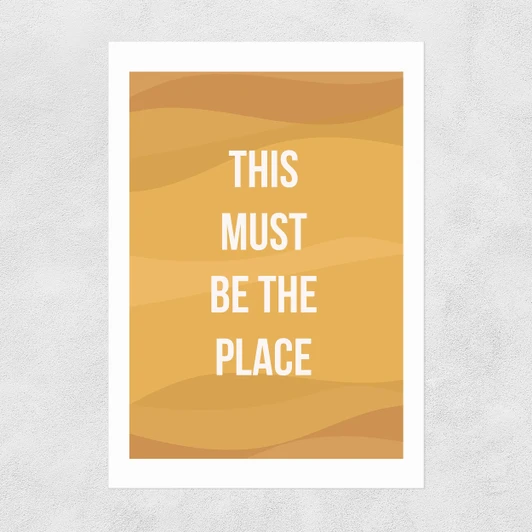 This Must be the Place by Native State