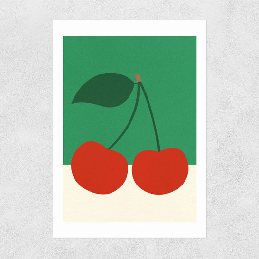 Cherries Unframed Print