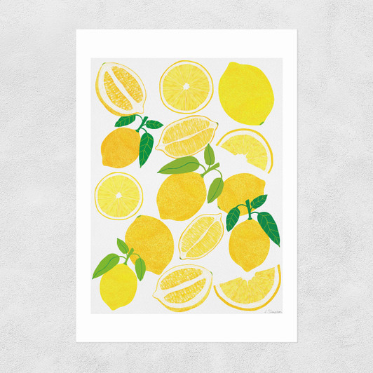 Lemon Harvest Unframed Print