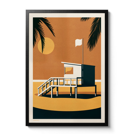 Endless Summer - Lifeguard Unframed Print