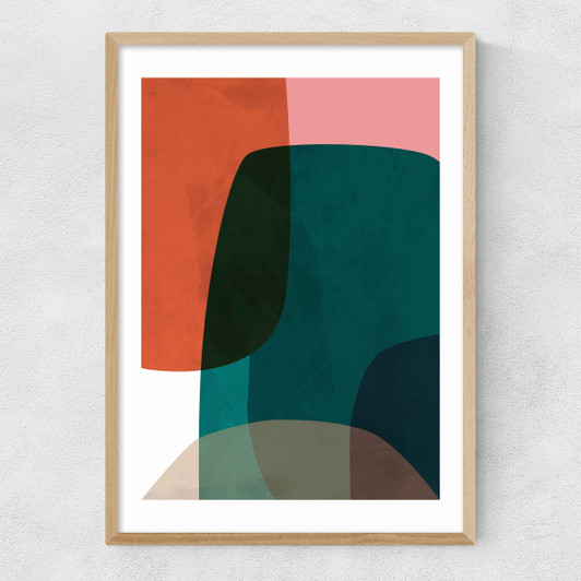 Contrast Narrow Oak Frame