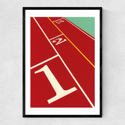 Running123 Narrow Black Frame