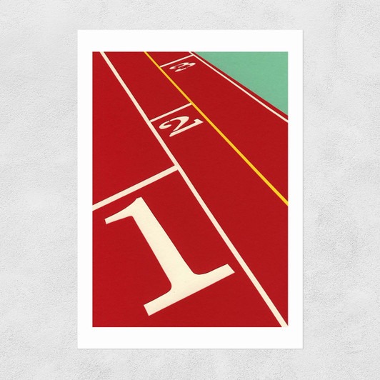 Running123 Unframed Print