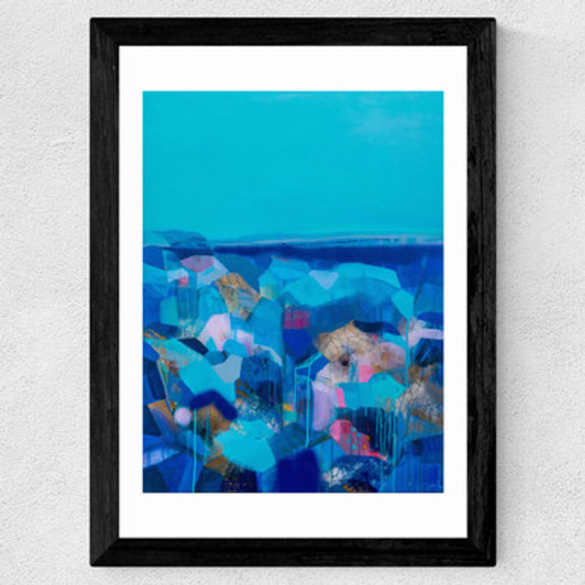 Rockpool and Hot Rocks Wide Black Frame