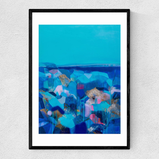 Rockpool and Hot Rocks Narrow Black Frame