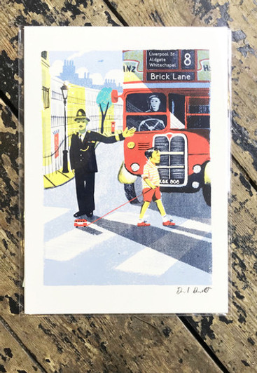 London Bus by Daniel Haskett