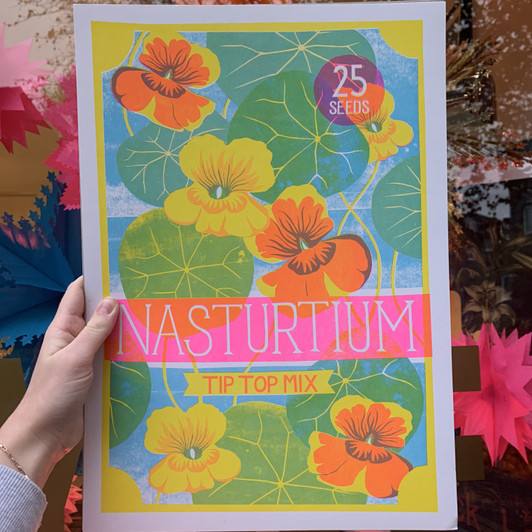 Nasturtium Unframed Print