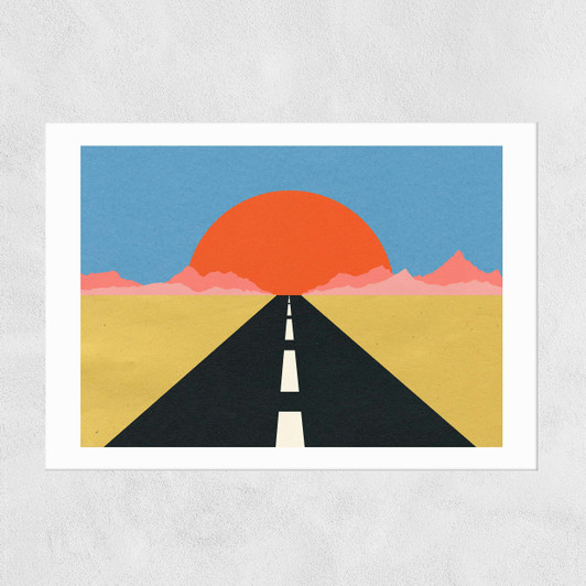 Road to Sun Unframed Print