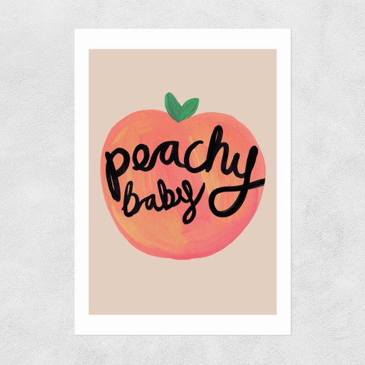 Peach Unframed Print