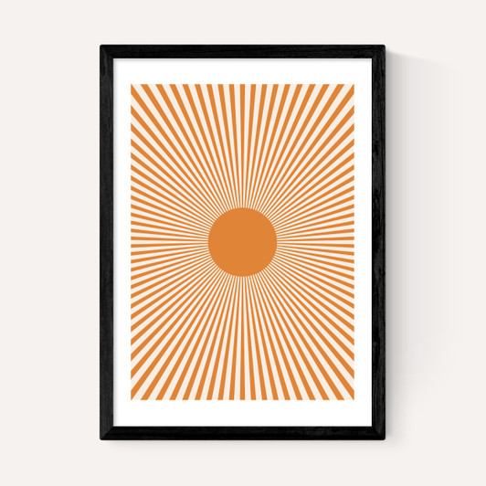 Orange Sun Rays
