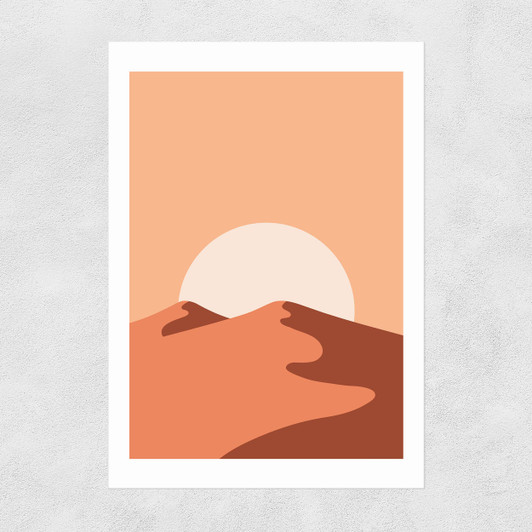 Sand Dunes Unframed Print