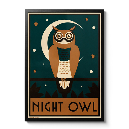 Night Owl Unframed Print