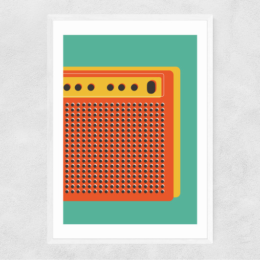 Amp by Native State Narrow White Frame