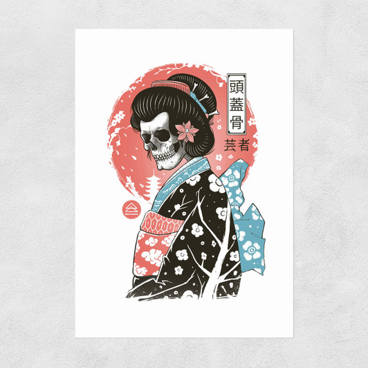 Yokai Geisha Unframed Print