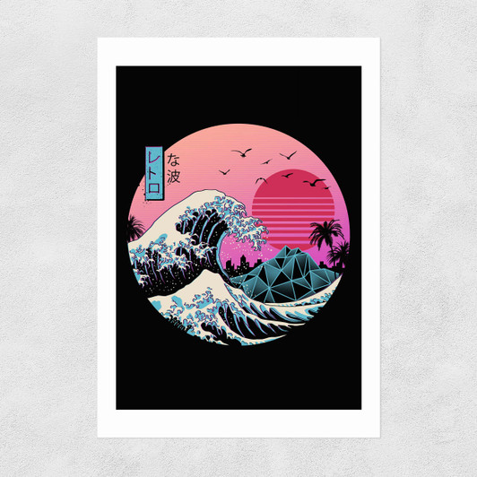 The Great Retro Wave Unframed Print