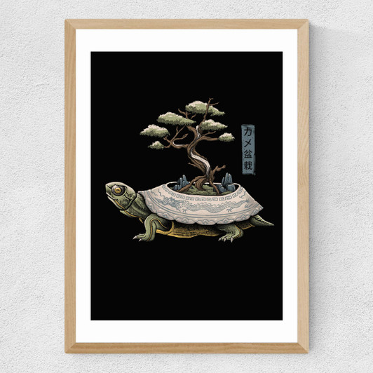 The Legendary Kame Medium Oak Frame