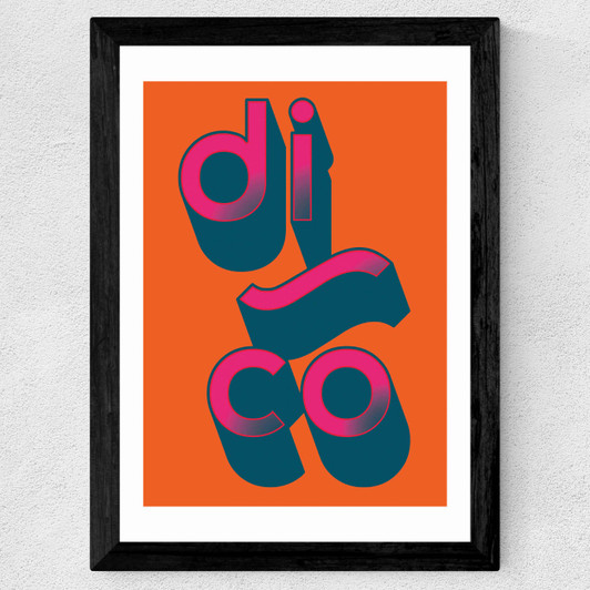 Disco by Limbo and ginger Wide Black Frame
