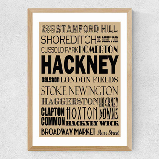 Hackney Hoxton Medium Oak Frame