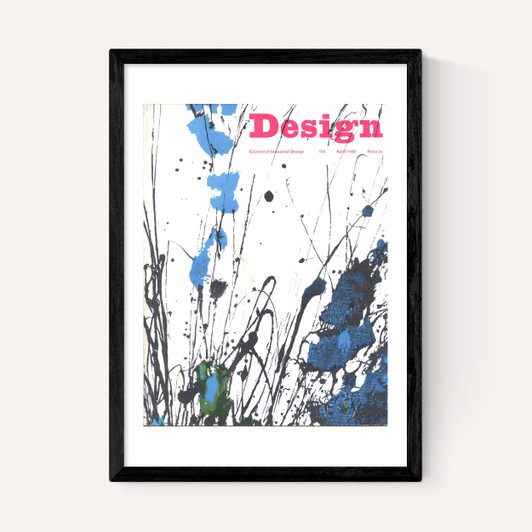 1960's cover, Ink sketch black blue green