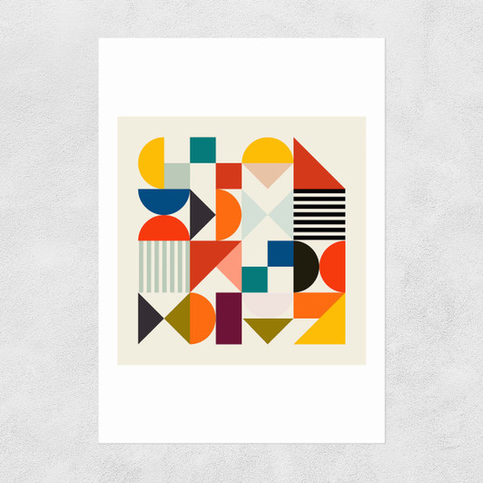 Bauhaus Square Unframed Print