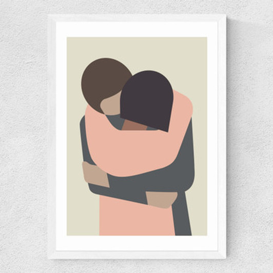 Hug Medium White Frame