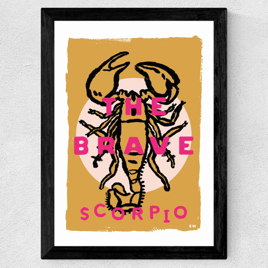 Scorpio - The Brave Wide Black Frame