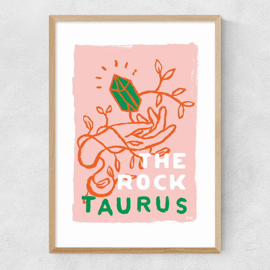 Taurus - The Rock Narrow Oak Frame