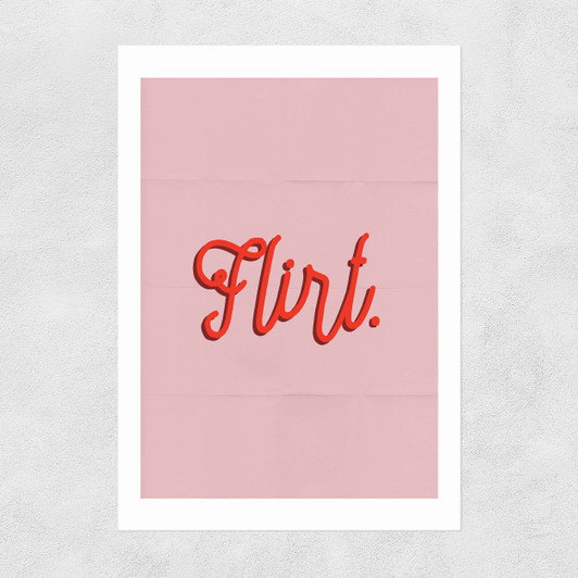 Flirt Unframed Print