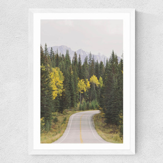 The Way to Autumn Medium White Frame