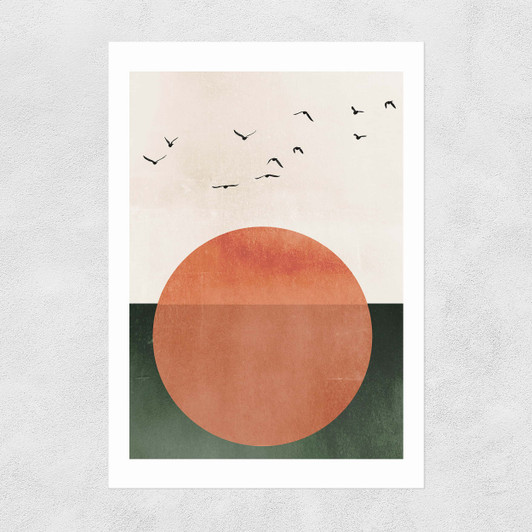 Rising Unframed Print