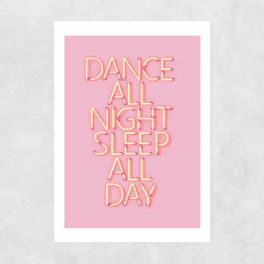 Dance all Night by ShowMeMars Unframed Print
