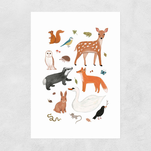 Woodland animals