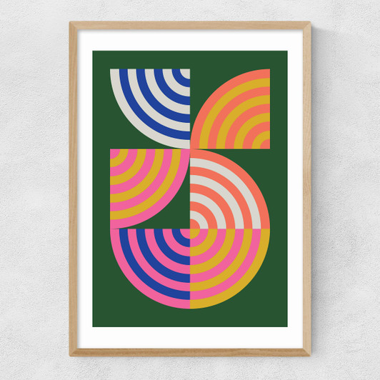 Abstrakt Narrow Oak Frame