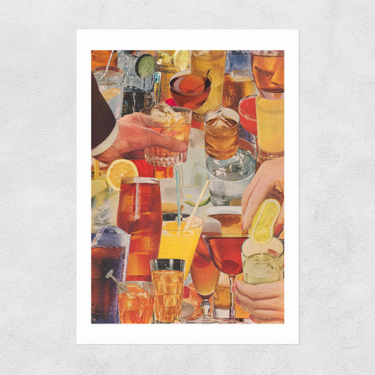 Shaken Not Stirred Unframed Print