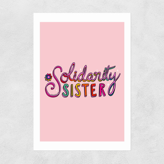 Solidarity Sister Narrow Black Frame