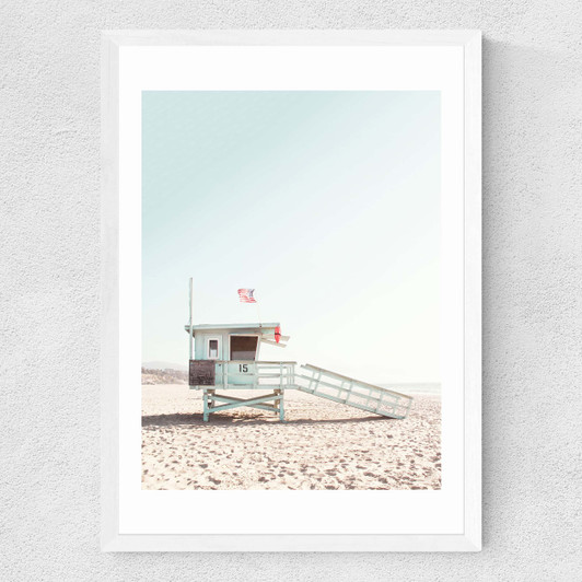 Santa Monica Medium White Frame