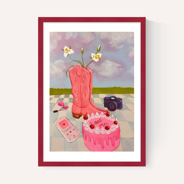 Still Life With Fake Cake
