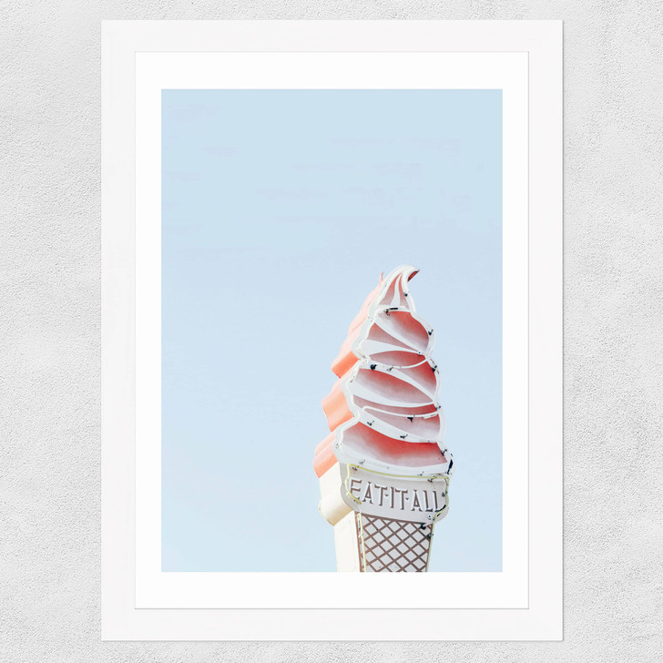 Treat Yourself Wide White Frame