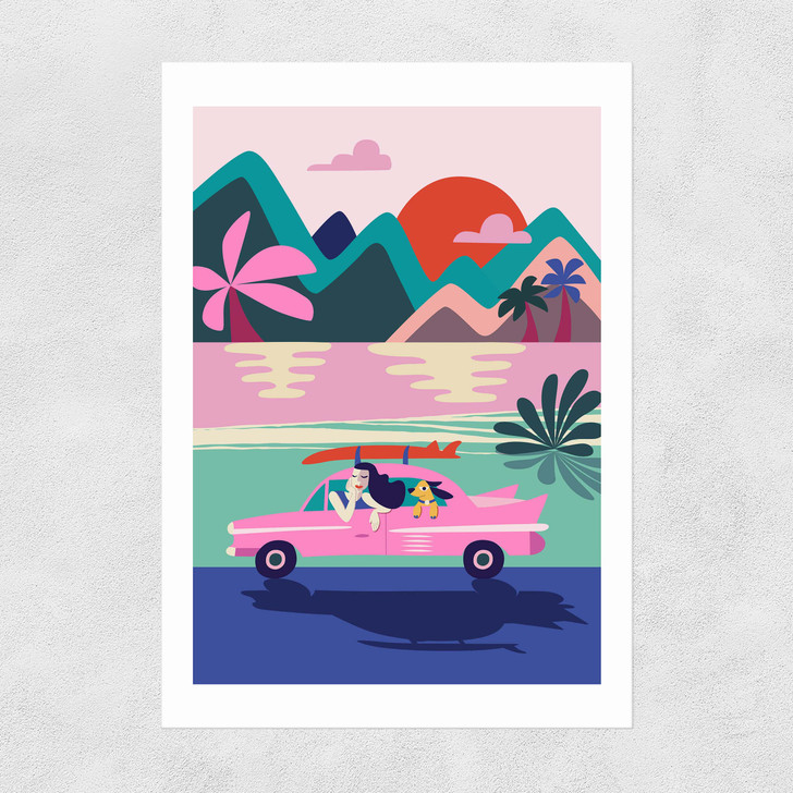 Road Trip Unframed Print