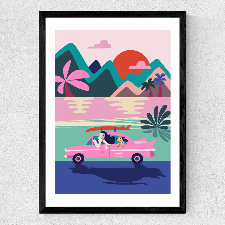 Road Trip Medium Black Frame Road Trip Medium Black Frame