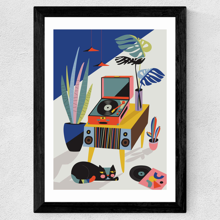 Chill Out Saturday Wide Black Frame Chill Out Saturday Wide Black Frame