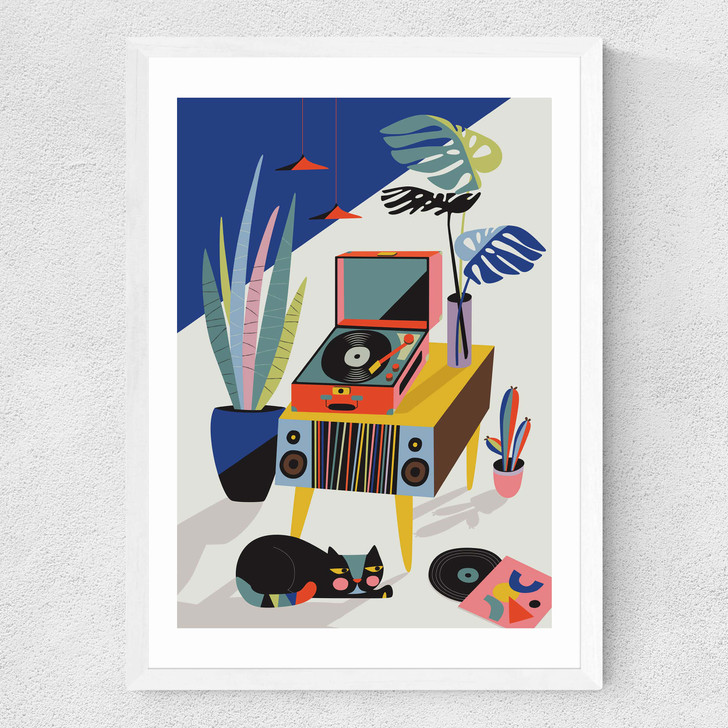 Chill Out Saturday Medium White Frame Chill Out Saturday Medium White Frame