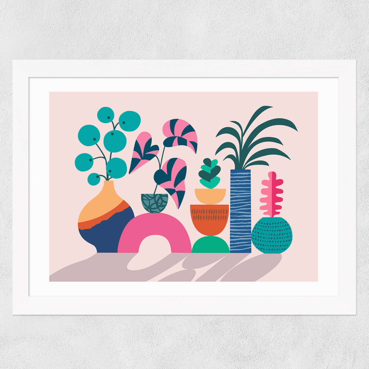 House Plants Wide White Frame House Plants Wide White Frame