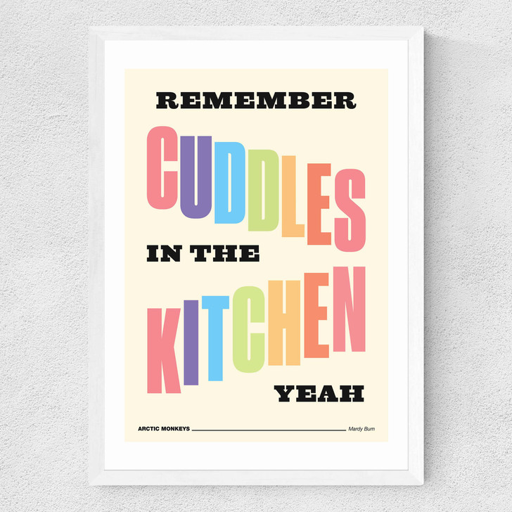 Cuddles Medium White Frame Cuddles Medium White Frame