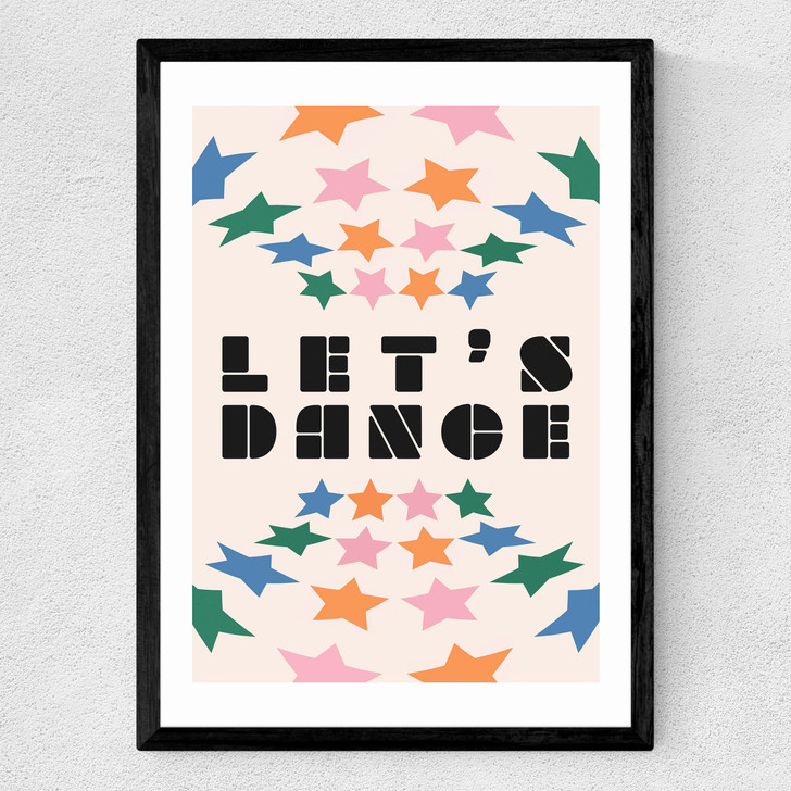 Dance by HollieGraphik Medium Black Frame Dance by HollieGraphik Medium Black Frame