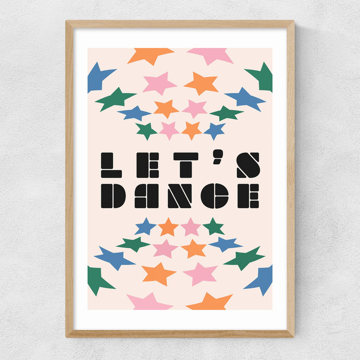 Dance by HollieGraphik Narrow Oak Frame Dance by HollieGraphik Narrow Oak Frame