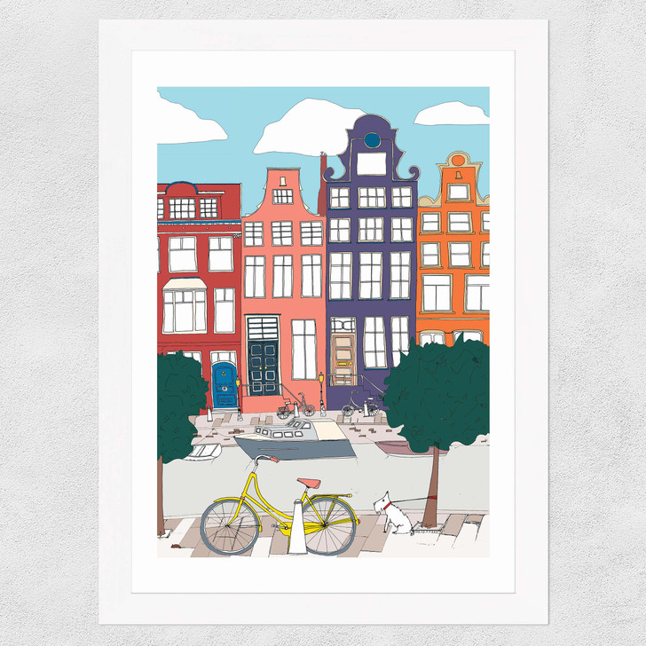 Amsterdam Wide White Frame
