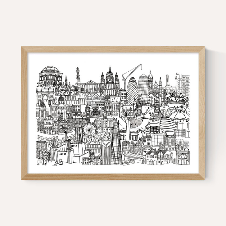 London Jungle Black and White